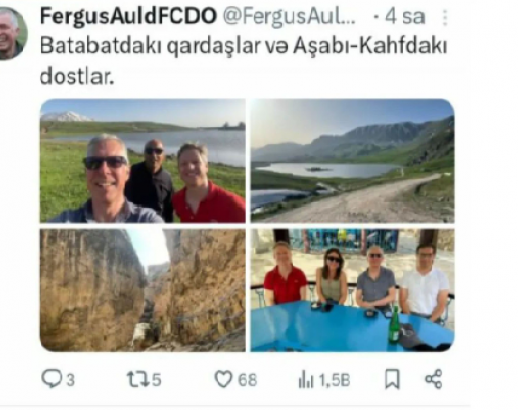 UK ambassador to Azerbaijan makes post  on Nakhchivan