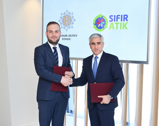 Heydar Aliyev Foundation, Türkiye’s Zero Waste Foundation  sign Memorandum of Understanding