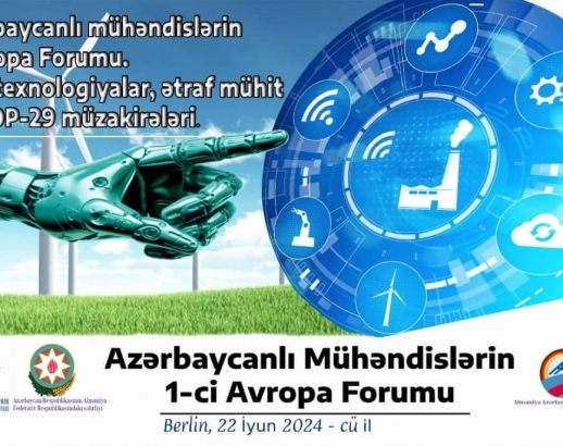 “Azərbaycanlı Mühəndislərin  I Avropa Forumu” keçiriləcək